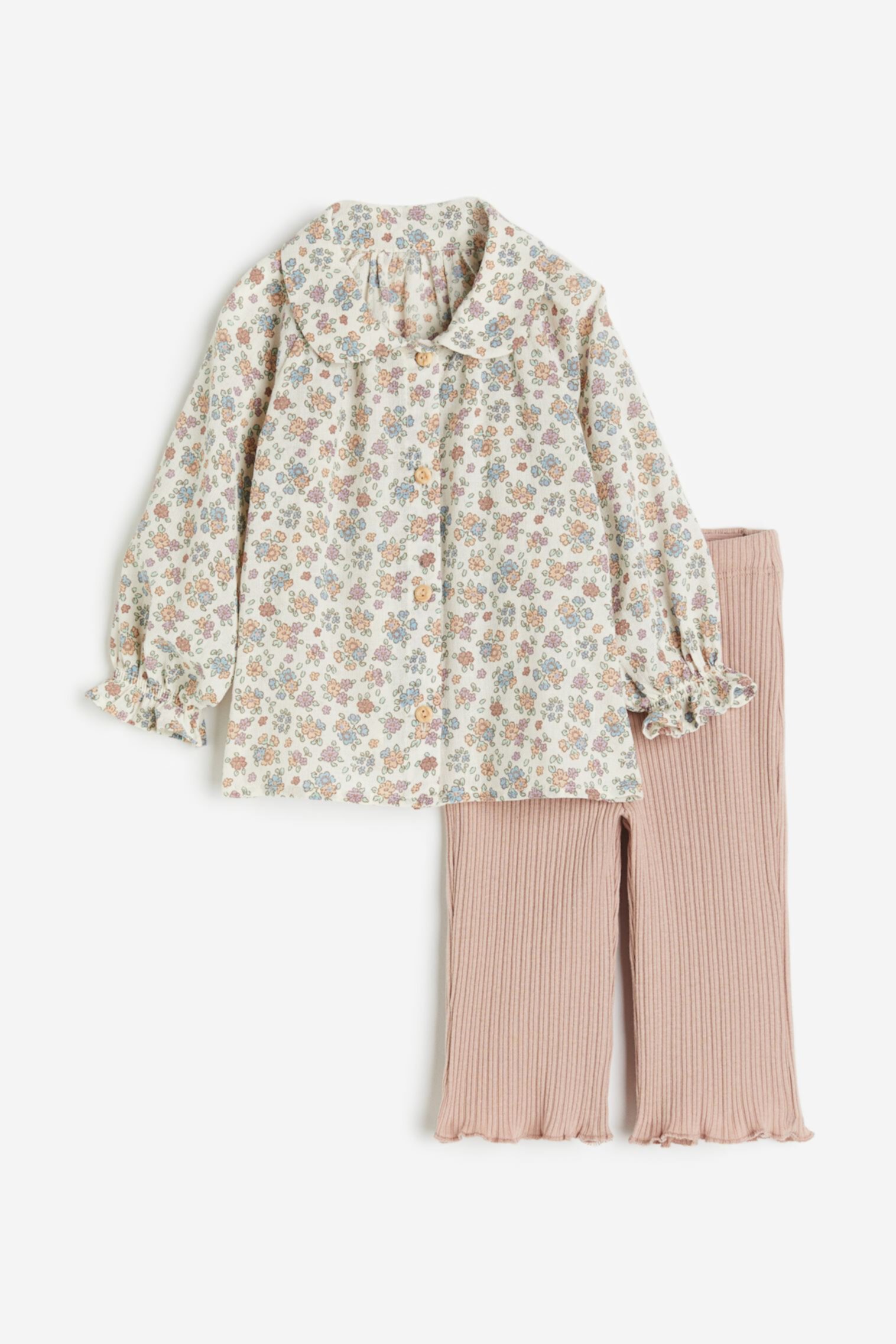 Комплект из 2 предметов: блузка и леггинсы H&M