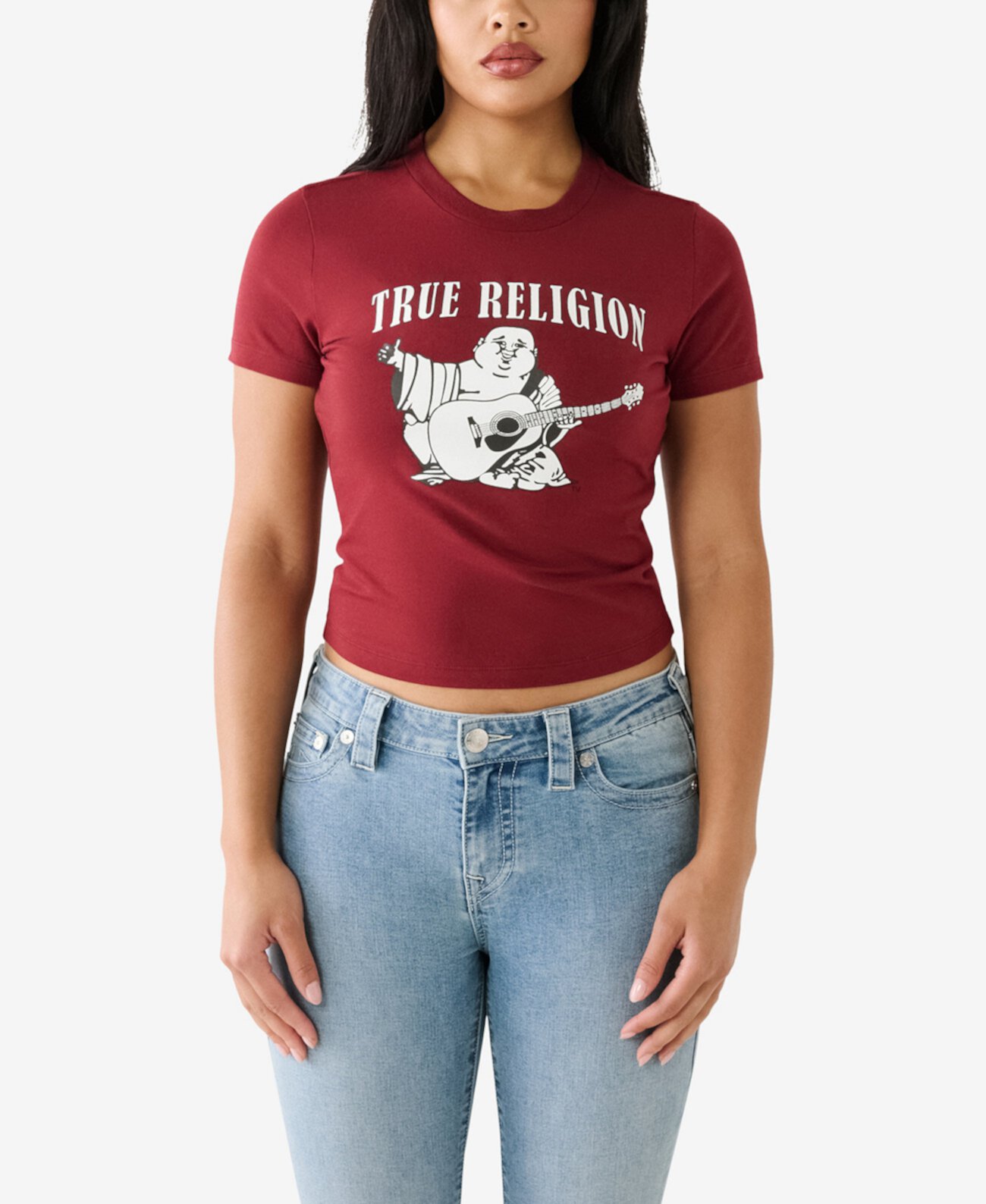 Женская детская футболка с короткими рукавами True Religion