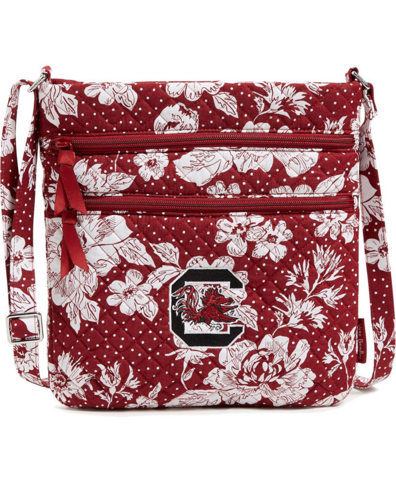 Сумка кросс-боди Vera Bradley Rain Garden Triple-Zip для женщин Vera Bradley