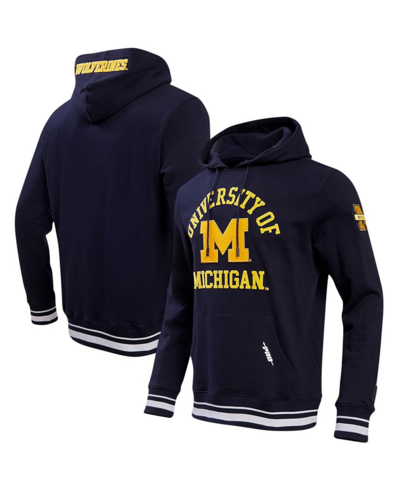 Мужской Пуловер Pro Standard Michigan Wolverines Classic Stacked Logo Pro Standard