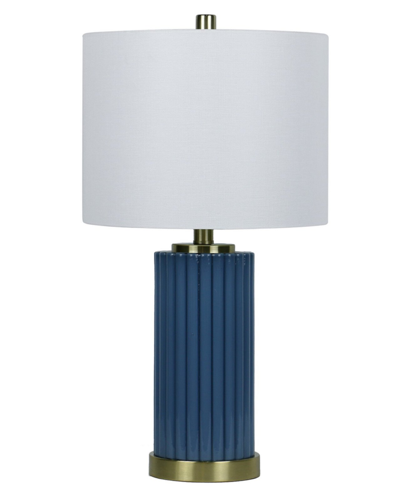 23-дюймовая настольная лампа из архитектурного стекла с дизайнерским абажуром FANGIO LIGHTING
