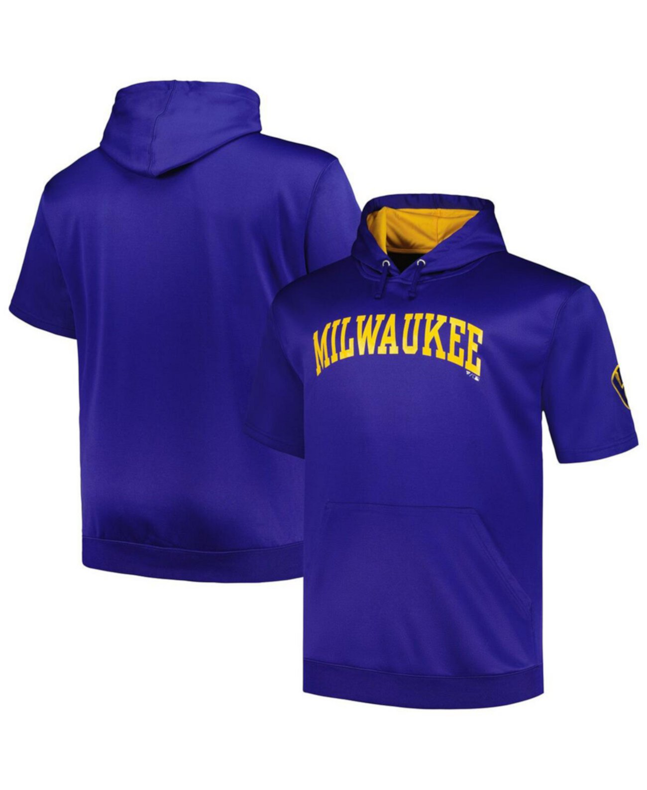 Мужской Пуловер Profile Milwaukee Brewers Contrast Profile