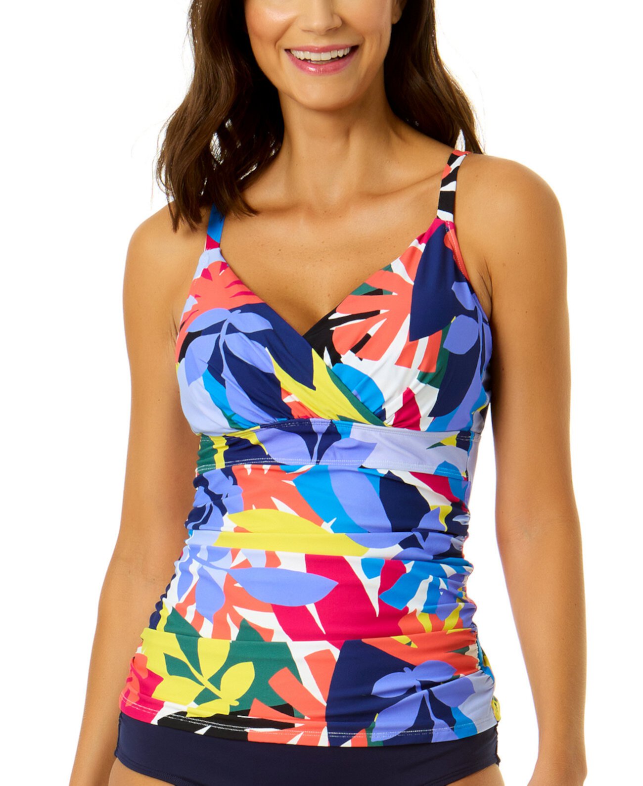 Women's Printed Underwire Tankini Top Anne Cole