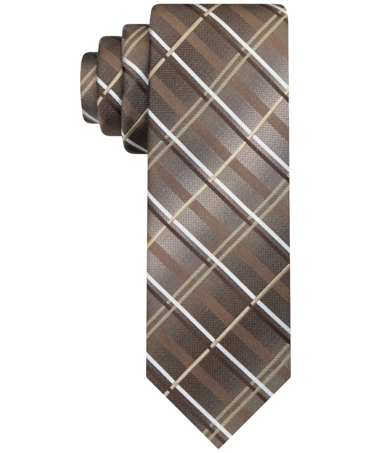 Мужской длинный галстук в металлическую сетку Van Heusen