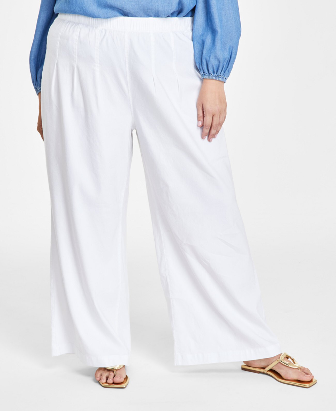 Широкие брюки больших размеров, созданные для Macy's I.N.C. International Concepts