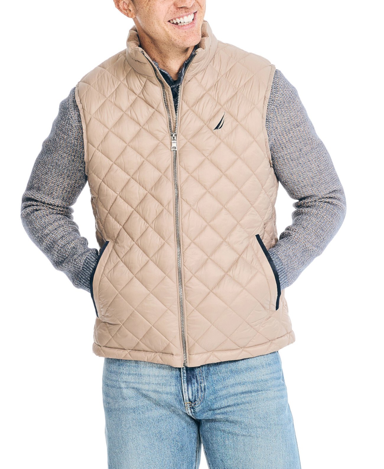 Men's Tempasphere Quilted Full-Zip Vest Nautica