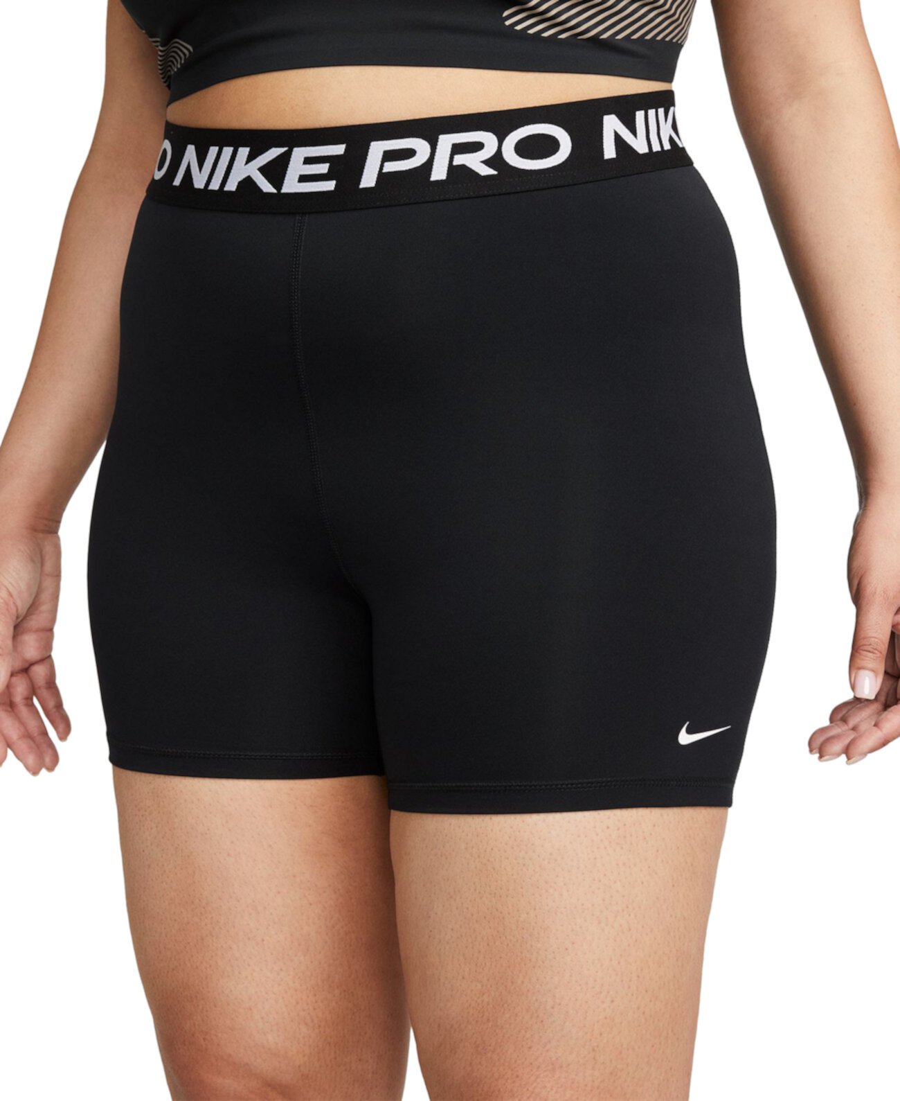 Плюс размер Active Pro-365 Dri-FIT Эластичные шорты с логотипом Nike