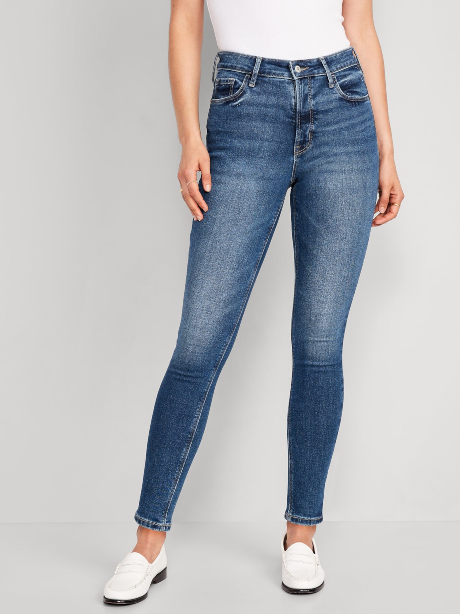 Женские суперузкие джинсы Rockstar с высокой талией Old Navy