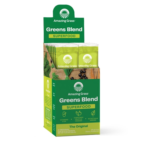 Greens Blend Superfood Original -- 15 Servings (Порции) Amazing Grass