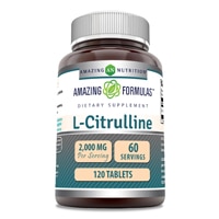 L-Citrulline -- 2000 mg - 120 Tablets (Таблетки) Amazing Nutrition