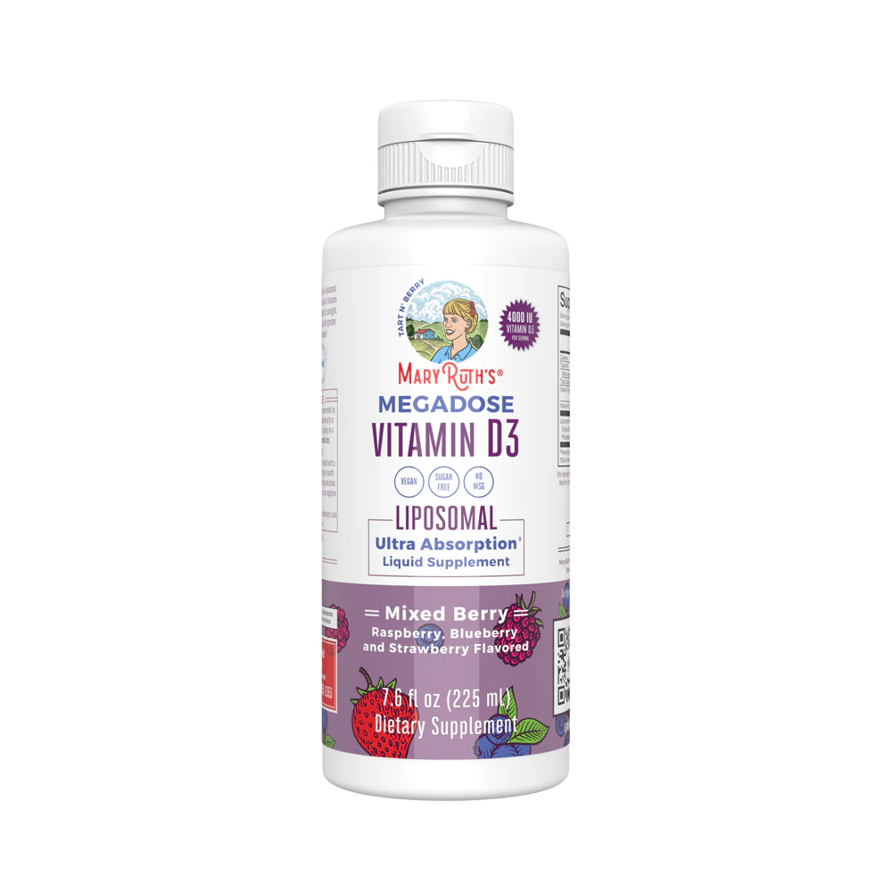 Megadose Vitamin D3 Liposomal Mixed Berry -- 7.6 fl oz (Жидкие унции) MaryRuth's