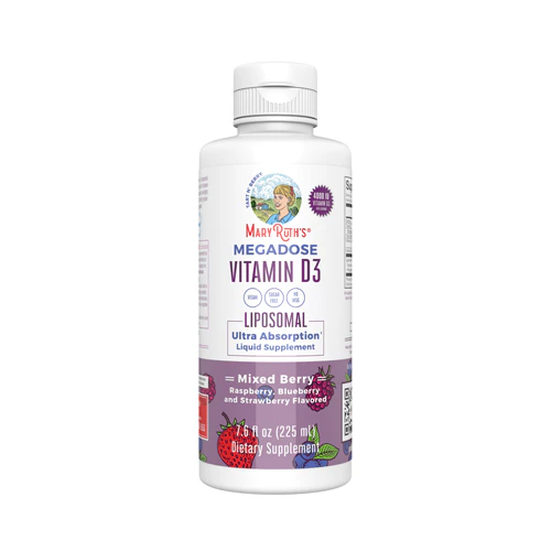 Megadose Vitamin D3 Liposomal Mixed Berry -- 7.6 fl oz (Жидкие унции) MaryRuth's