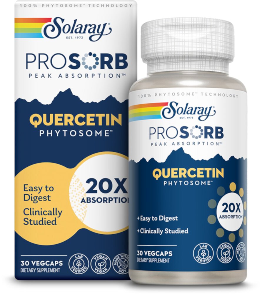 Prosorb Quercetin 20x -- 30 VegCaps Solaray