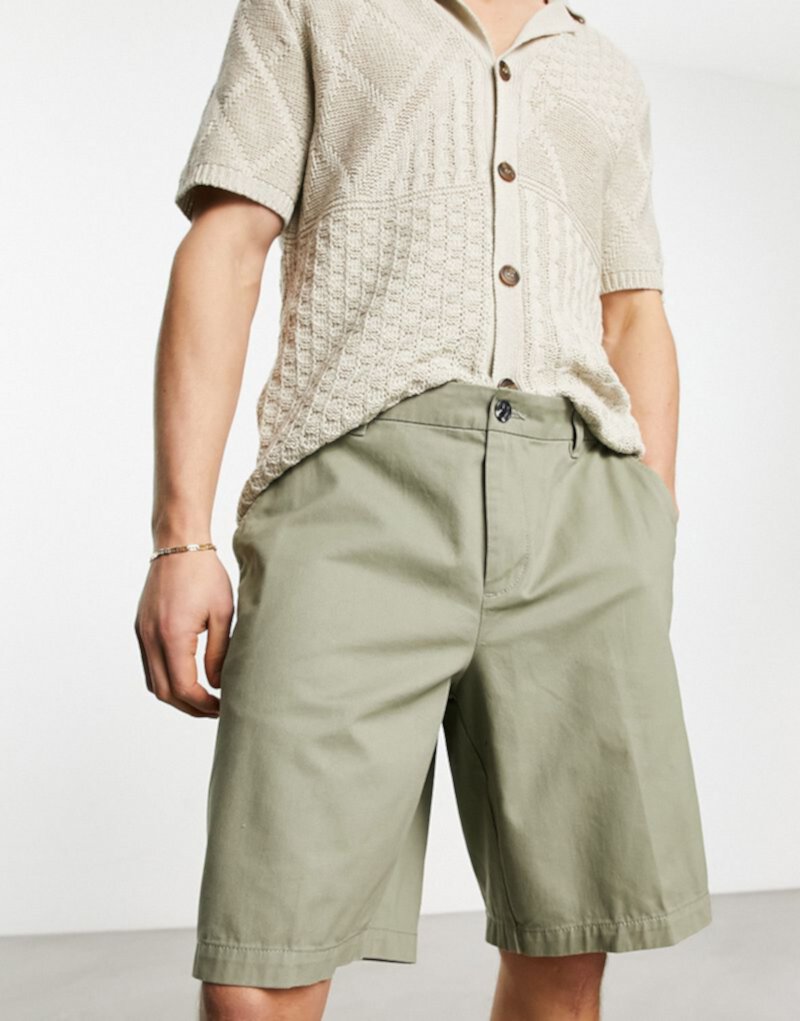 Светло-зеленые шорты-бермуды свободного кроя New Look New Look