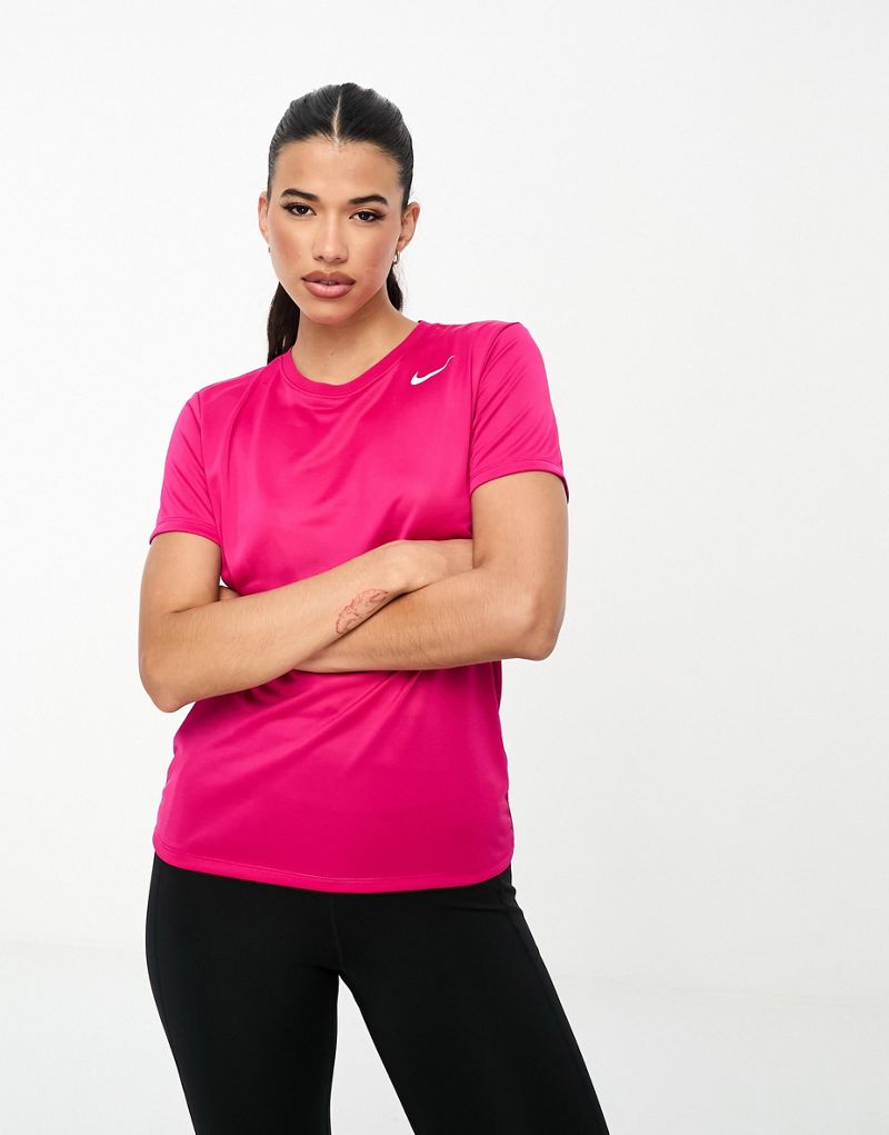 Женская тренировочная майка Nike RLGD Dri-Fit в розовом цвете Nike