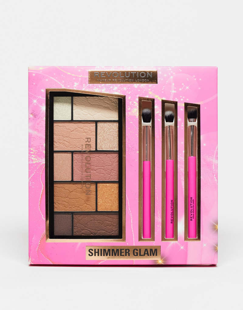 Подарочный набор Revolution Shimmer Glam Eye Set Revolution