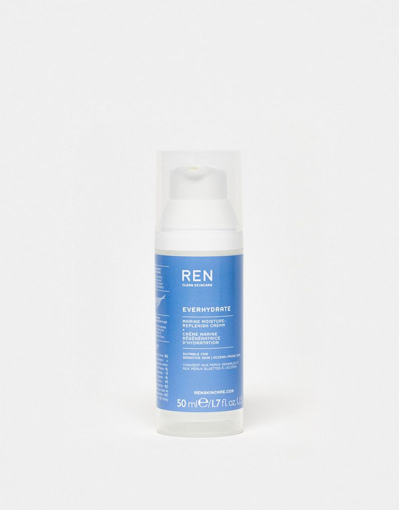 REN Clean Skincare Everгидрат Морской увлажняюще-восстанавливающий крем 1,7 жидких унций REN