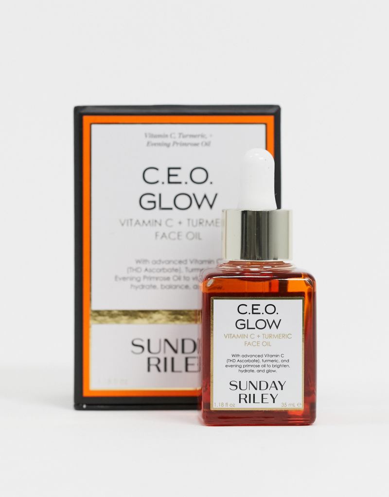 Масло для лица Sunday Riley CEO Glow с витамином С и куркумой, 1,18 жидких унций Sunday Riley