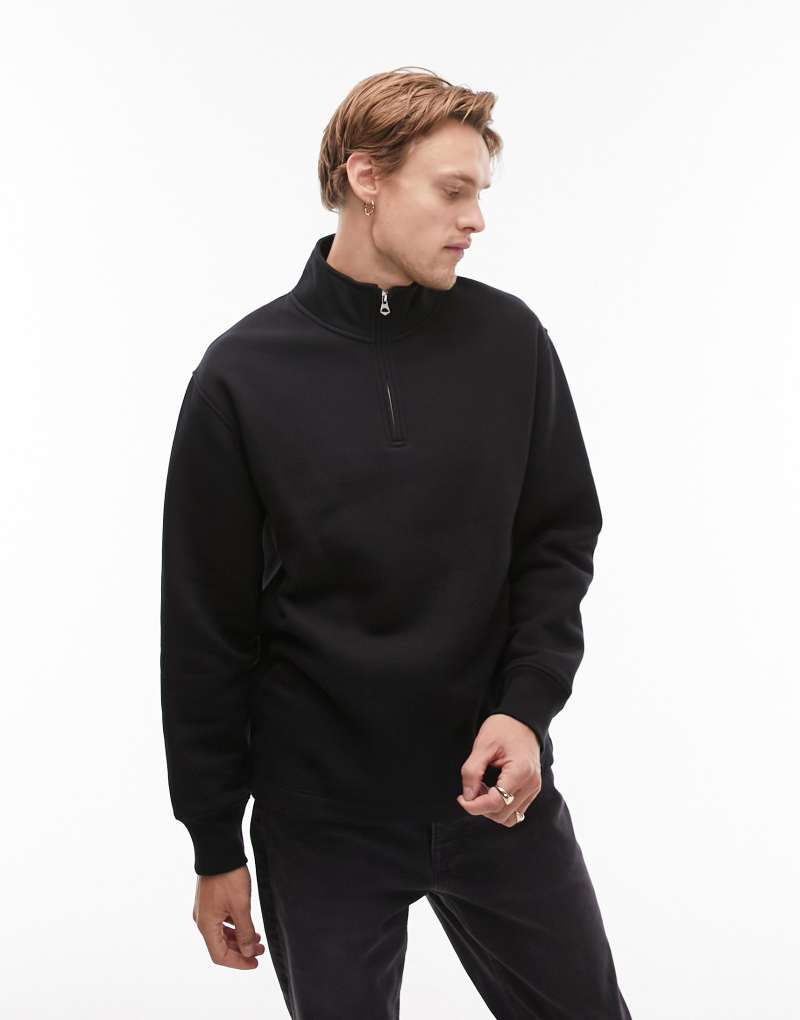 Мужская Толстовка Topman 1/4 Zip TOPMAN