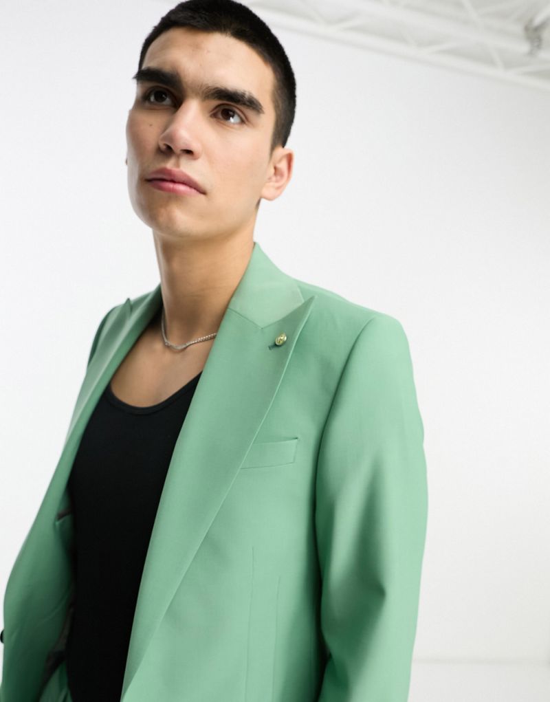 Фисташково-зеленый пиджак Twisted Tailor Buscot Twisted Tailor