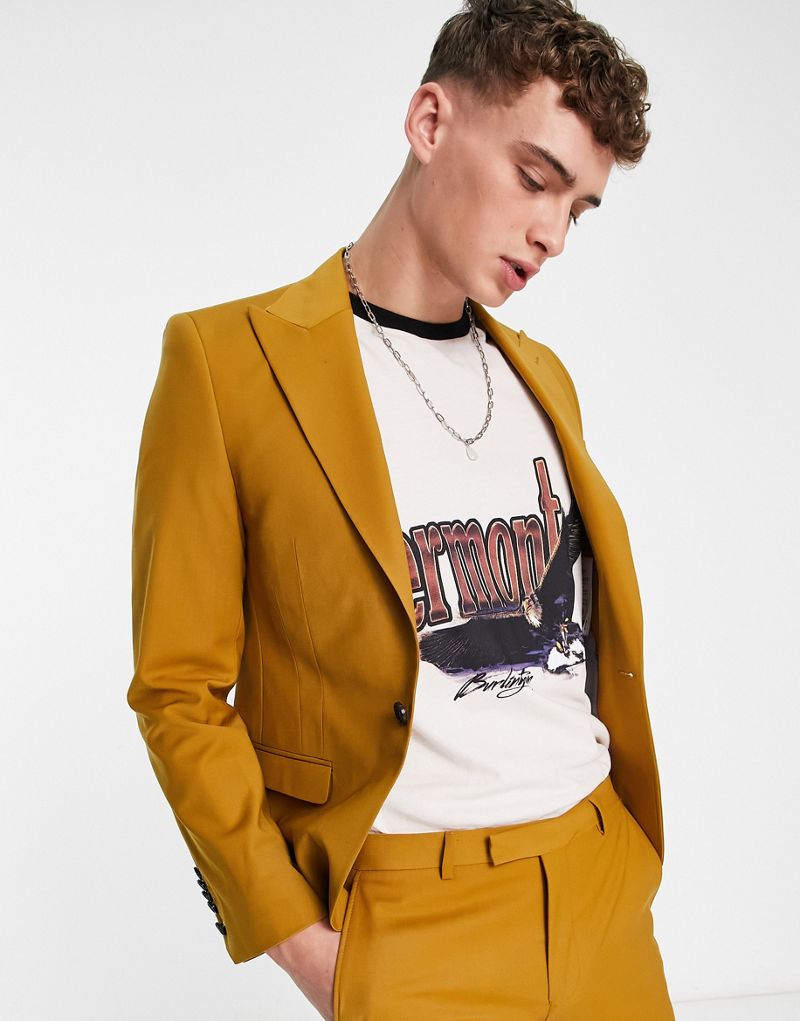 Желтый пиджак-бюстгальтер Twisted Tailor Twisted Tailor