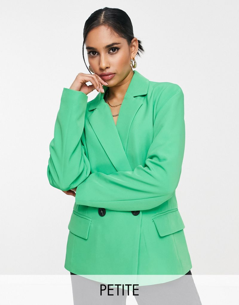 Мятно-зеленый сшитый на заказ пиджак Vila Petite Exclusive Vila Petite