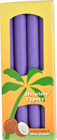 Смесь кокосового воска Dripless Tapers, фиолетовая, 4 свечи Aloha Bay