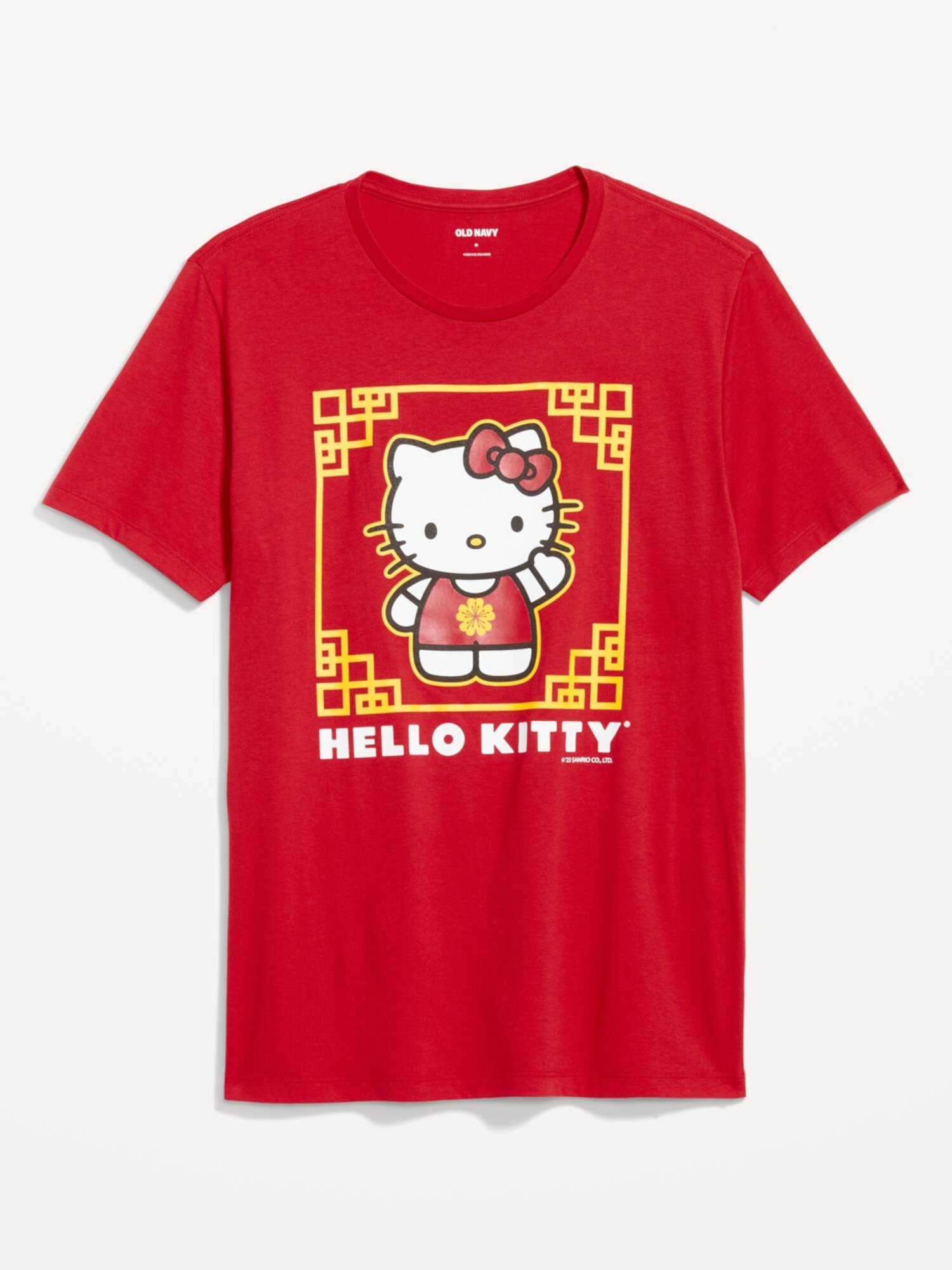 Заказать Футболки Гендерно-нейтральная футболка Hello Kitty® для взрослых Old  Navy, цвет - красный, по цене 2 640 рублей на маркетплейсе Usmall.ru