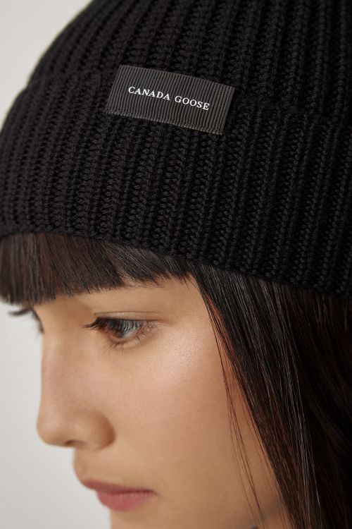 Шапка бини Canada Goose Rib Toque Wordmark Canada Goose