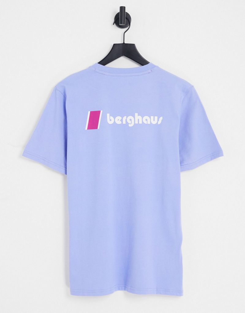 Фиолетовая футболка с логотипом Berghaus Heritage Front and Back Berghaus