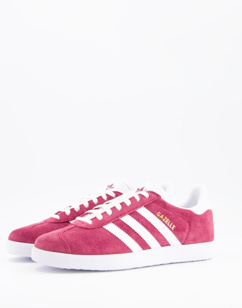  Кроссовки в стиле лайфстайл Adidas Originals Heritage Gazelle в винном цвете Adidas