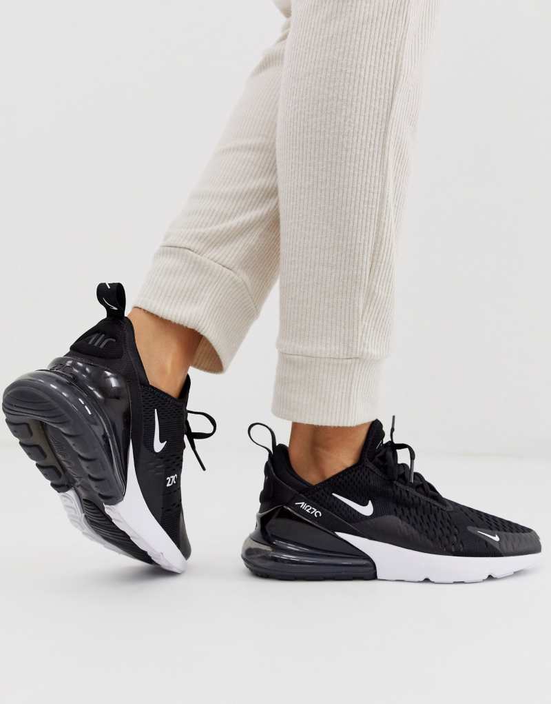 Женские кроссовки Nike Air Max 270 в черном цвете Nike