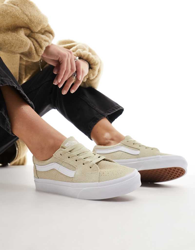 Женские кроссовки Vans Sk8-Low в бежевом цвете для повседневной жизни Vans