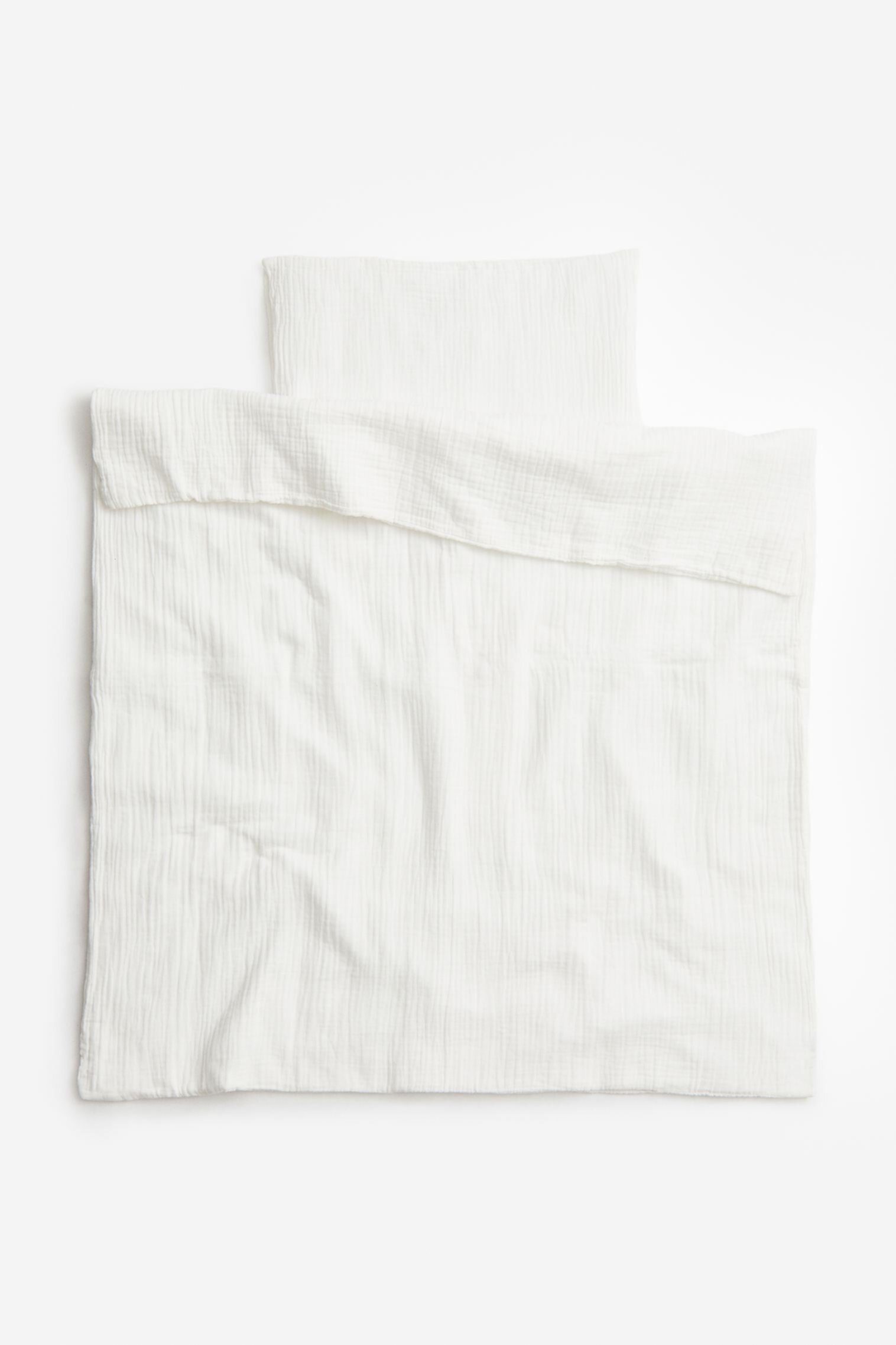 Детское постельное бельё H&M Muslin Crib Duvet Cover Set H&M