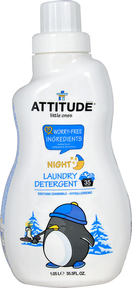 Little Ones Laundry Detergent 35 Loads Night Soothing Chamomile -- 35.5 fl oz ATTITUDE