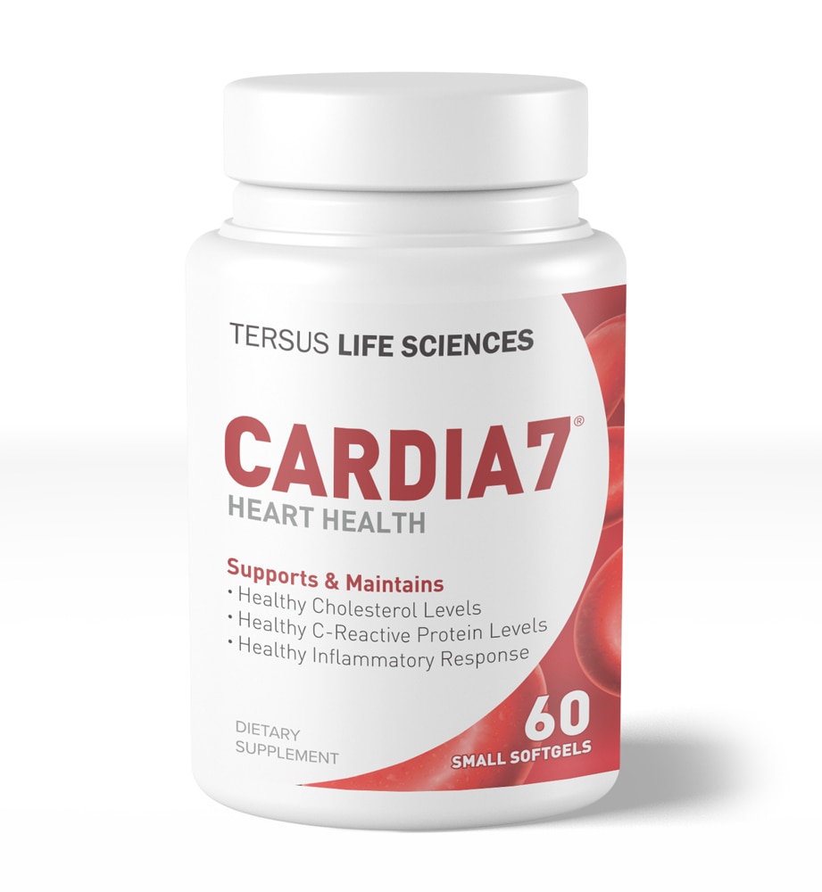 Cardia7 Поддержка здоровья сердца Омега-7, 60 мягких таблеток Tersus Life Sciences