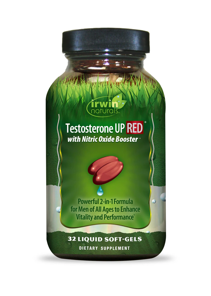 Testosterone Up Red -- 32 Liquid Softgels (Жидкие мягкие капсулы) Irwin Naturals