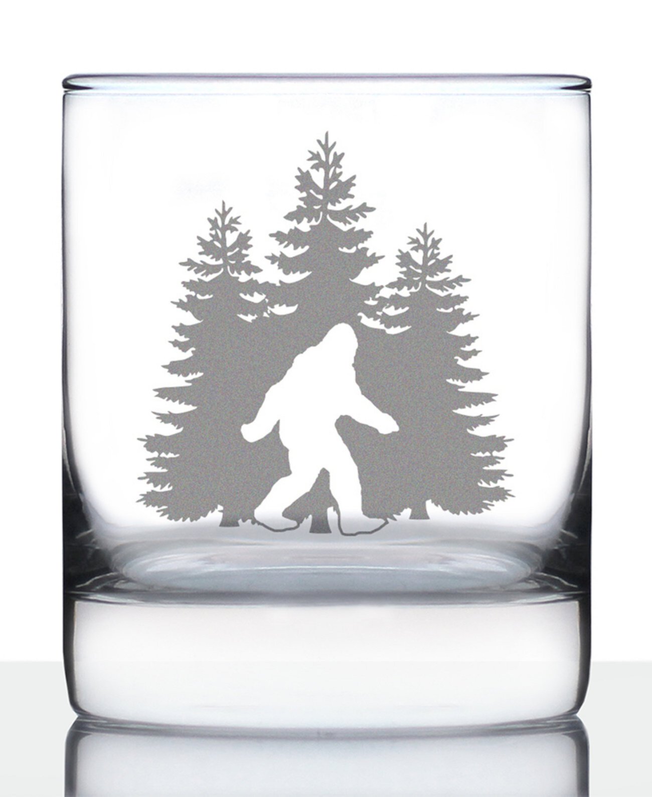 Bigfoot Sasquatch Gifts Стакан для виски Rocks, 10 унций Bevvee