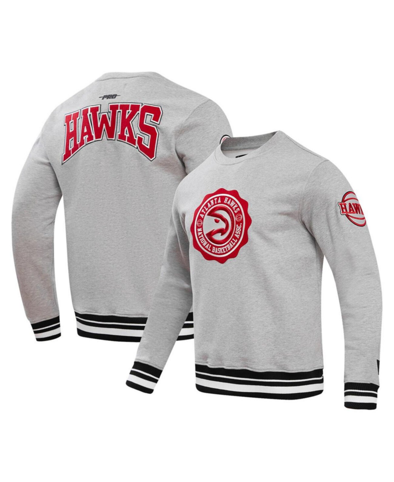 Мужской Пуловер Pro Standard Atlanta Hawks Crest Emblem Pro Standard