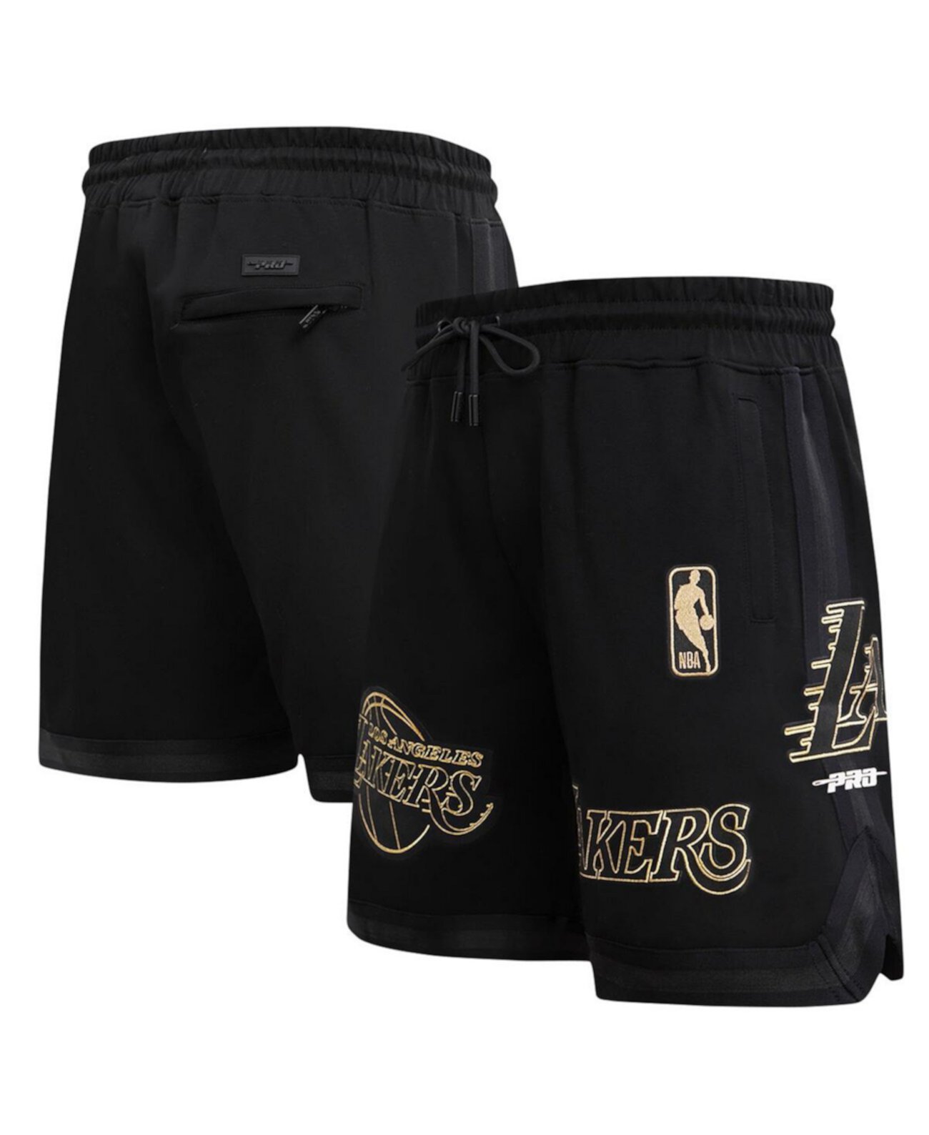 Мужские черные шорты Los Angeles Lakers Pro Standard