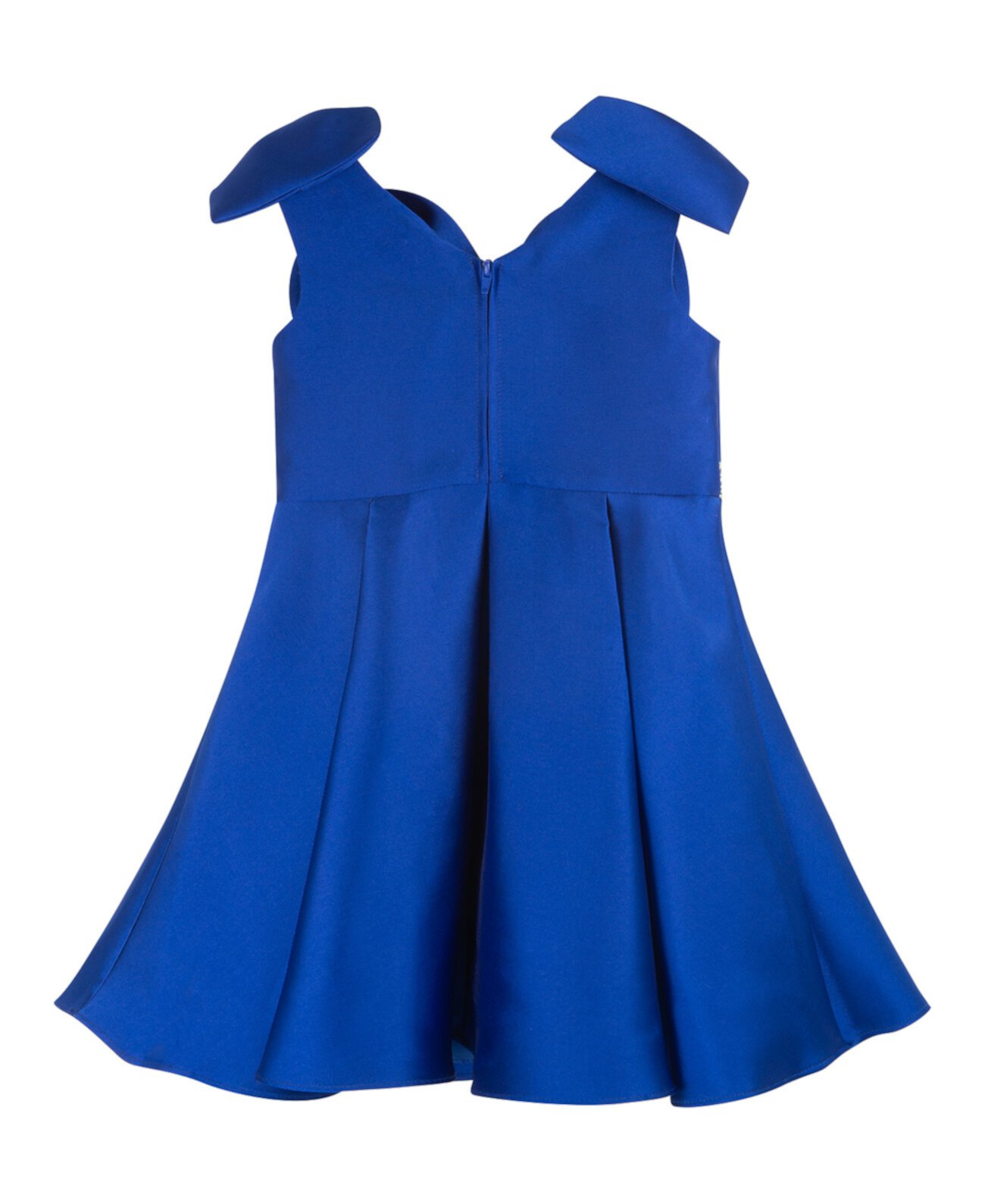 Плиссированное вечернее платье из микадо без рукавов для маленьких девочек Rare Editions