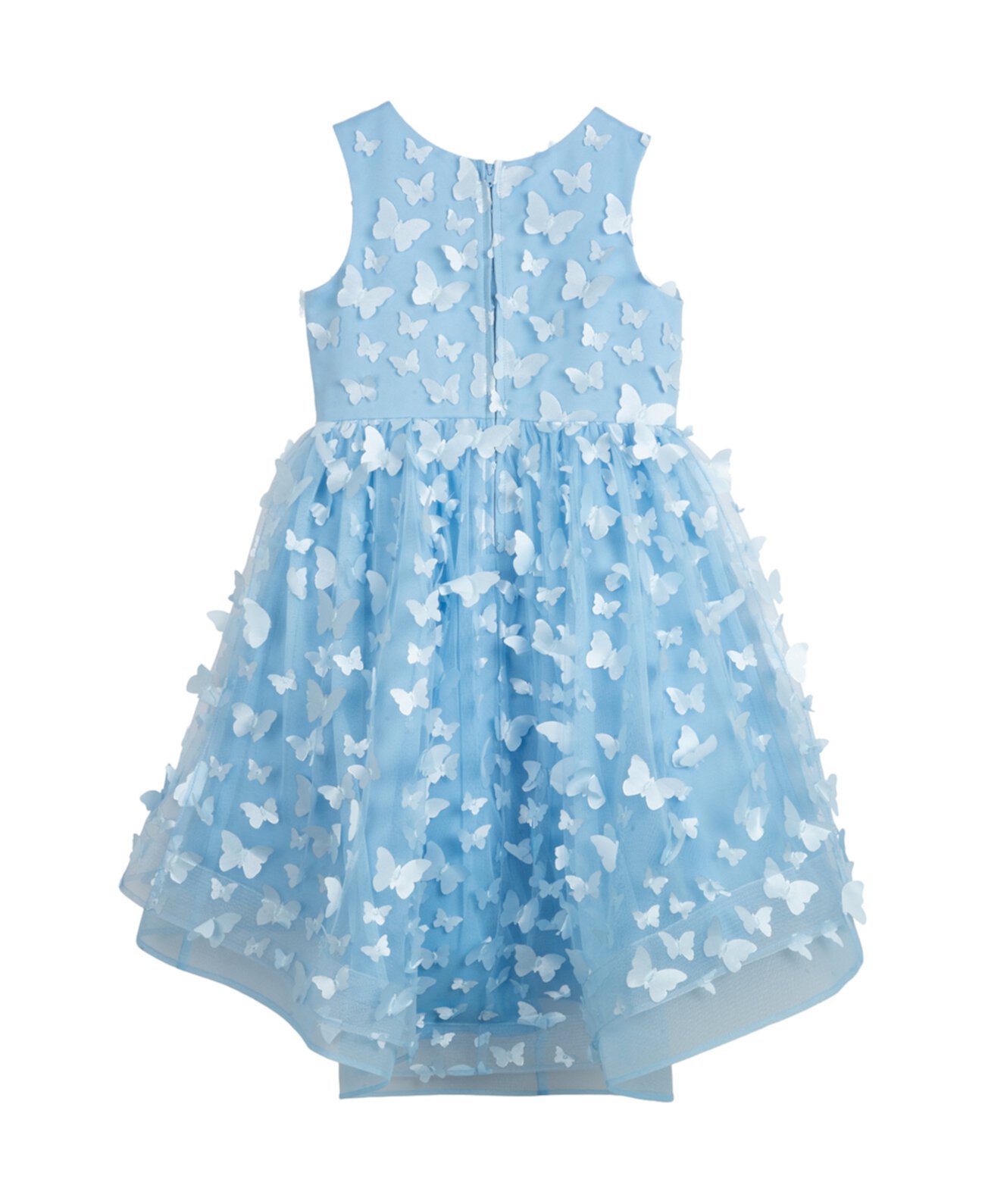 Вечернее платье без рукавов с 3D-бабочкой для маленьких девочек Rare Editions