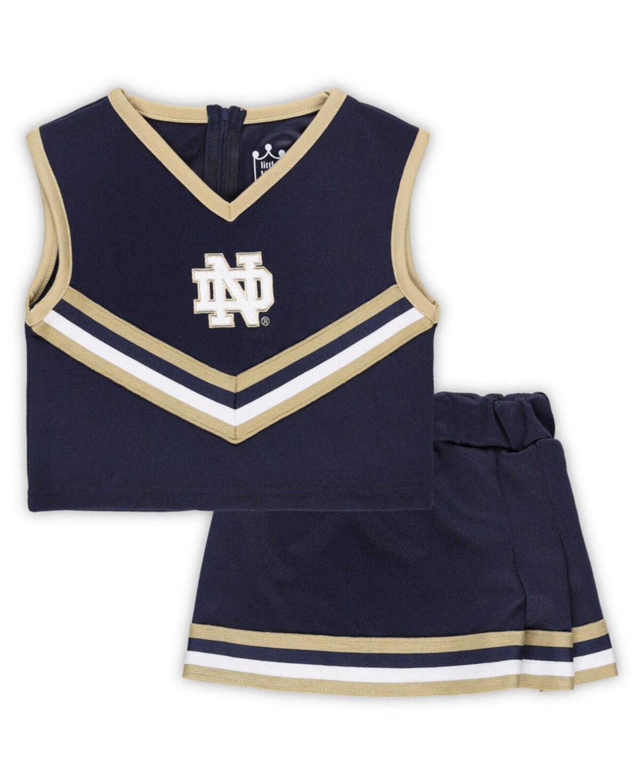 Детский комплект Little King Apparel для девочек Notre Dame Fighting Irish Little King Apparel