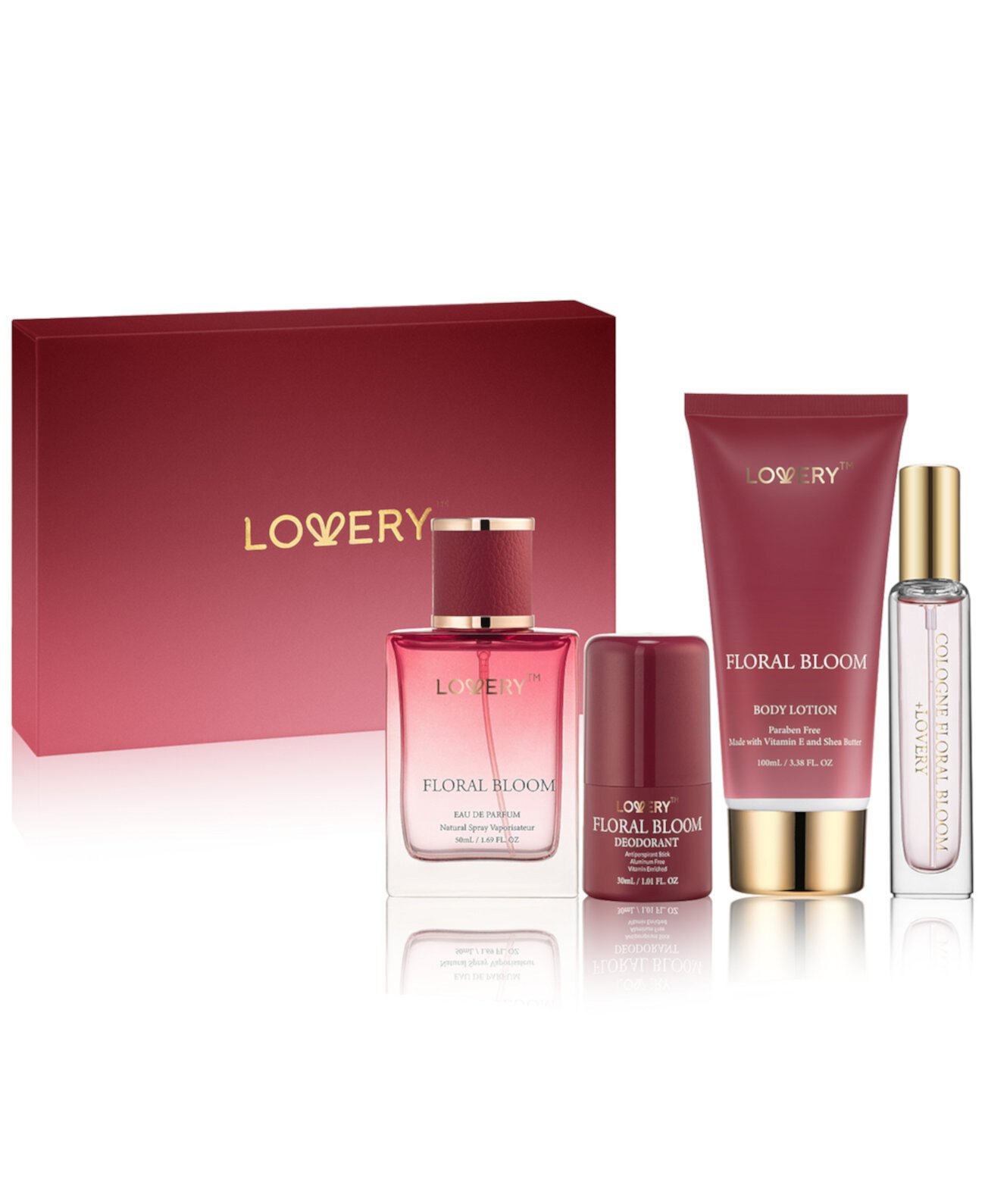 4-Pc. Floral Bloom Eau de Parfum Gift Set Lovery