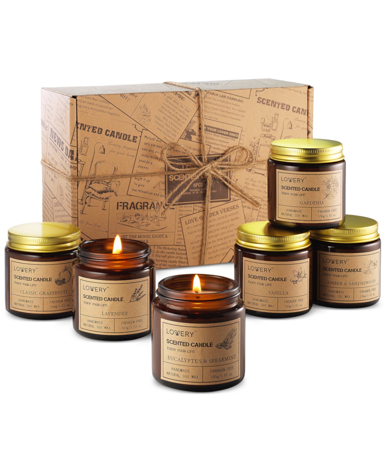 6-Pc. Scented Candle Gift Set Lovery