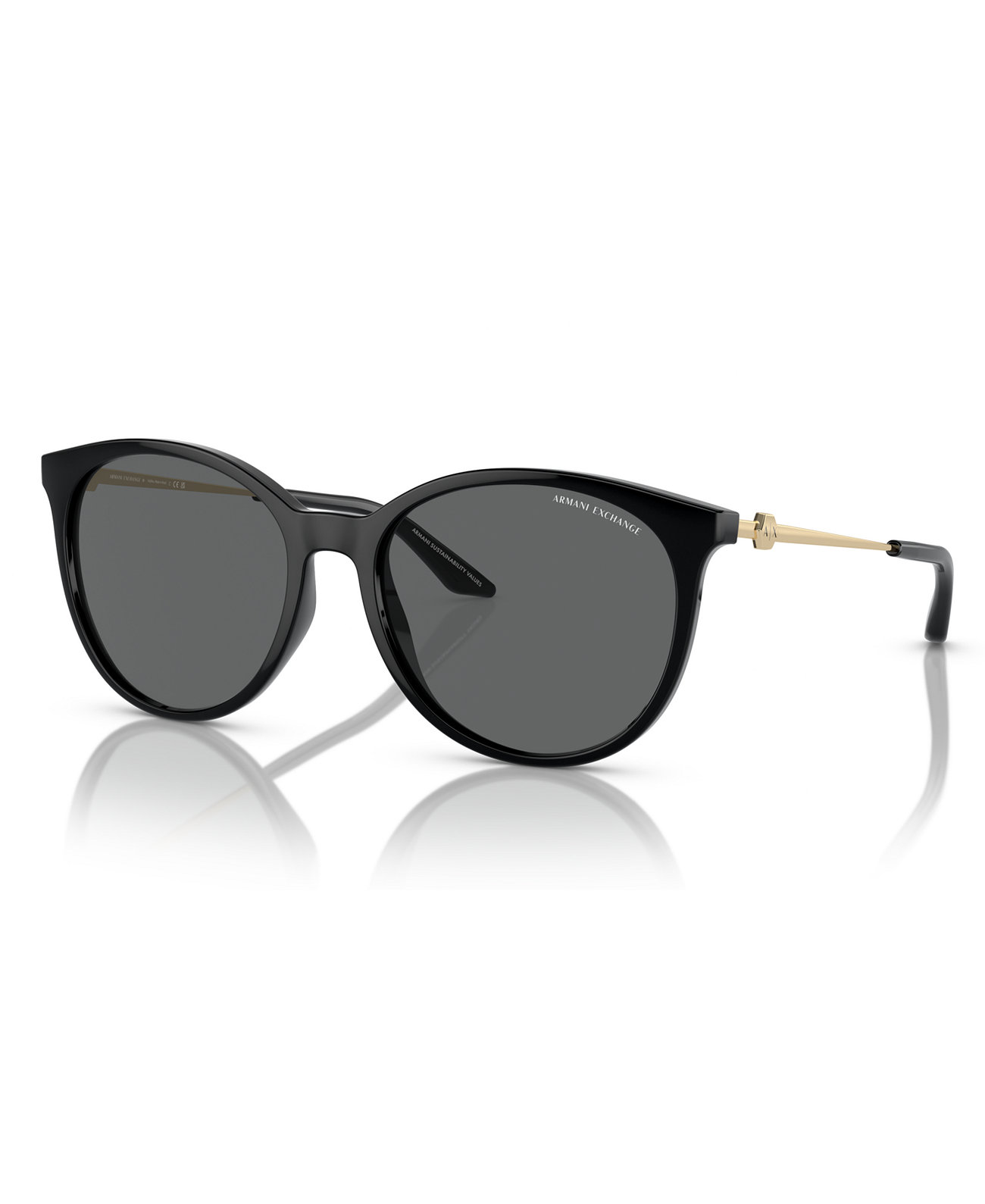 Armani Exchange Women's Low Bridge Fit Sunglasses AX4140SF Armani