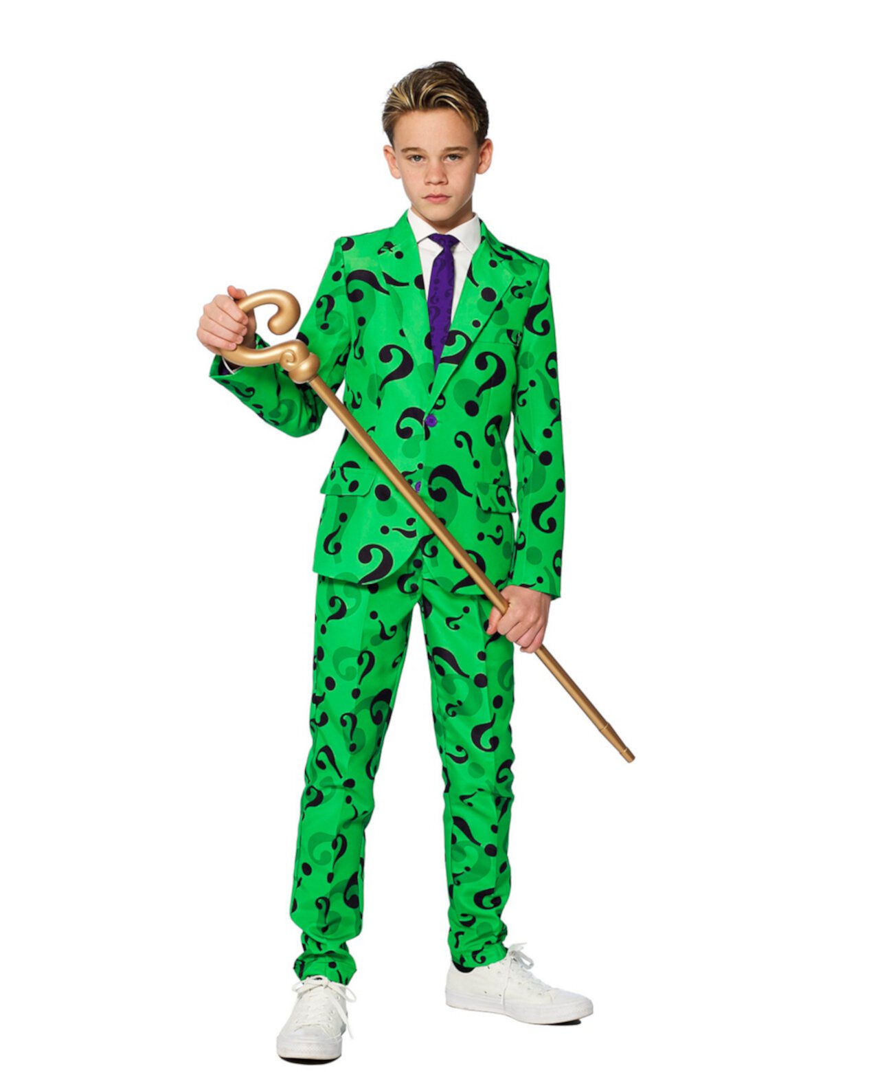 Костюм приталенного кроя The Riddler для маленьких и больших мальчиков OppoSuits