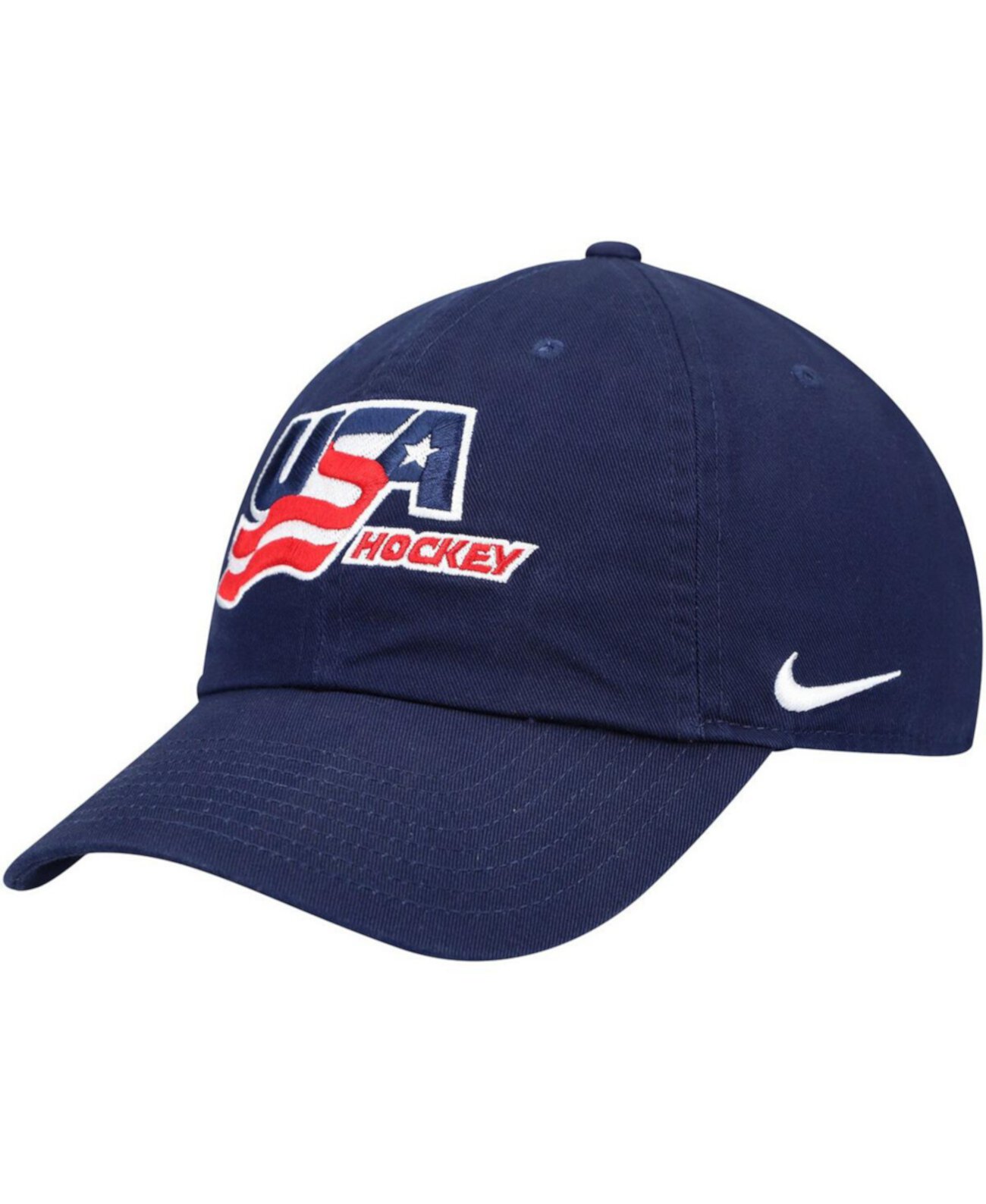 Женская регулируемая кепка темно-синего цвета для хоккейного кампуса США Nike