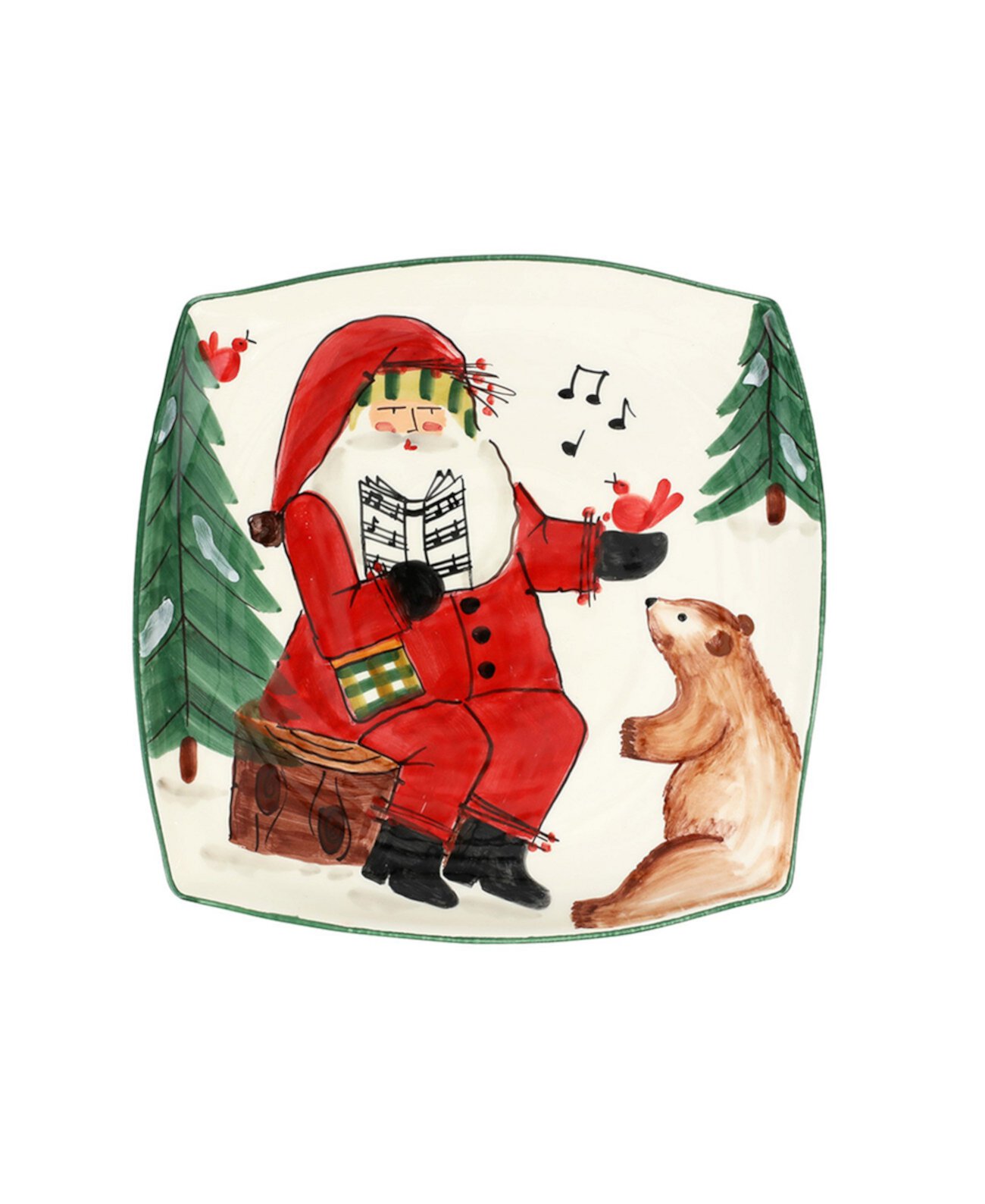 Old St. Nick 2023 Limited Edition Square Platter VIETRI