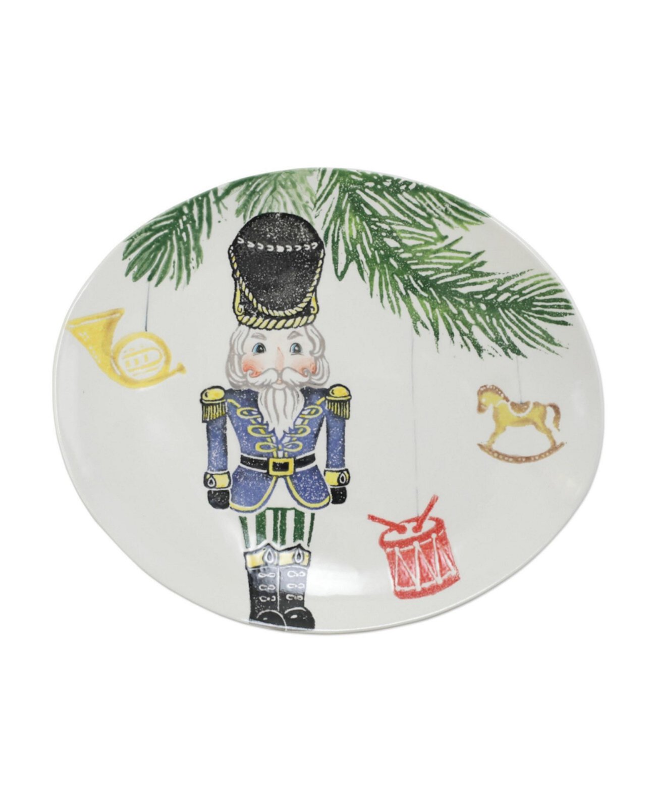 Nutcrackers Narrow Rectangular Platter VIETRI